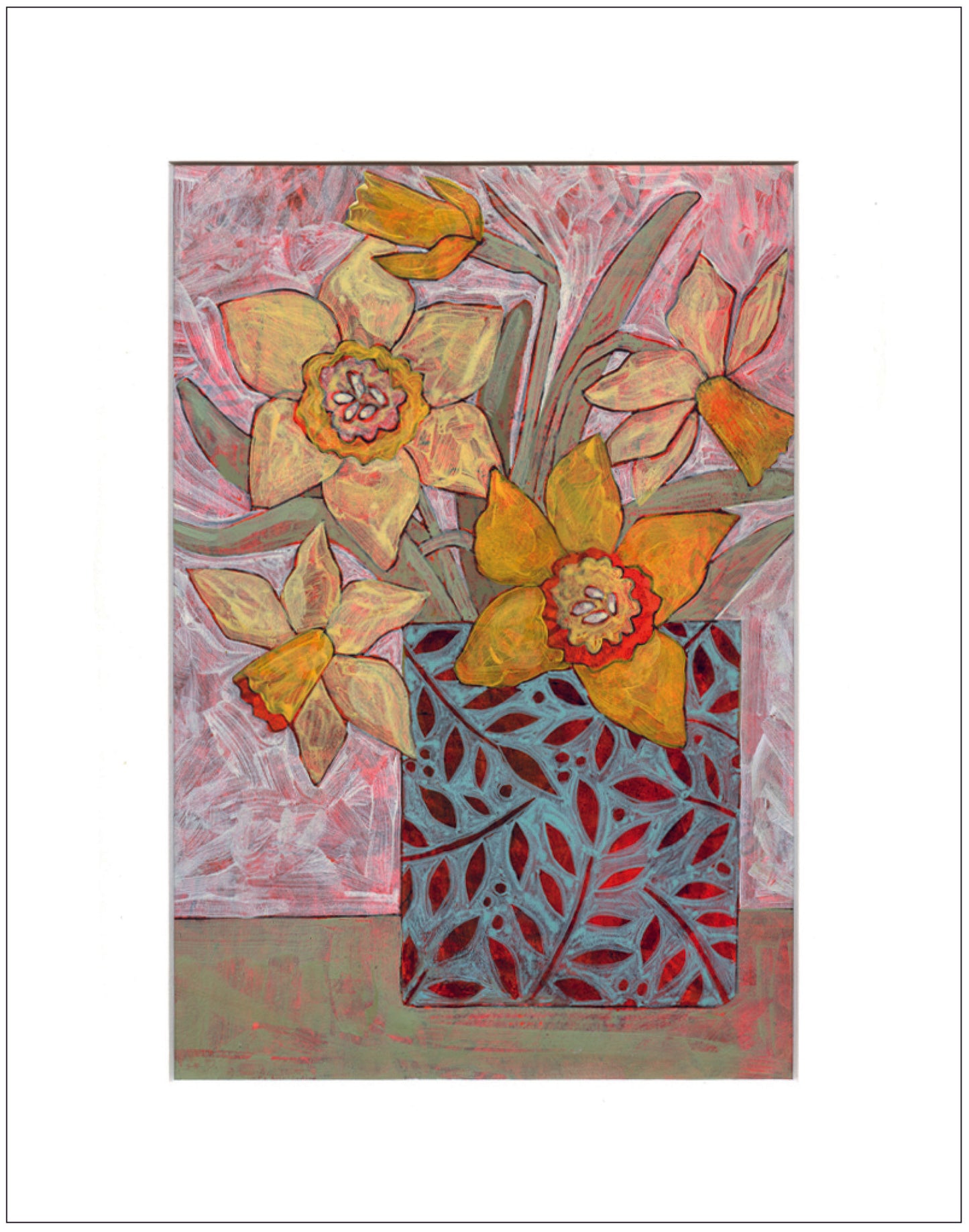 Daffodils / Acrylic Painting